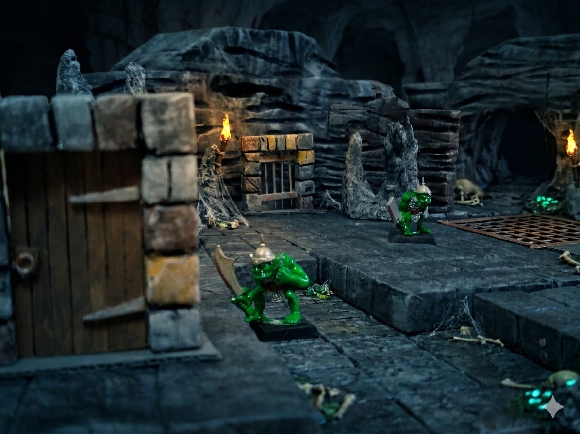 Iron Conclave orc sentinels patrolling fortified positions